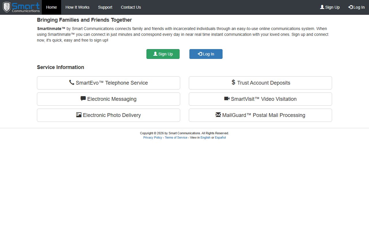 SmartInmate visitation and messaging platform used for Collier County jail inmate communications